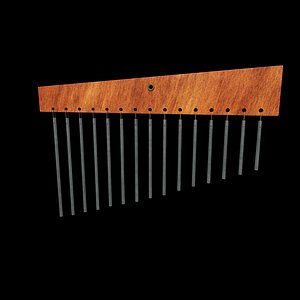 3D model Meinl Studio Chimes 3D model