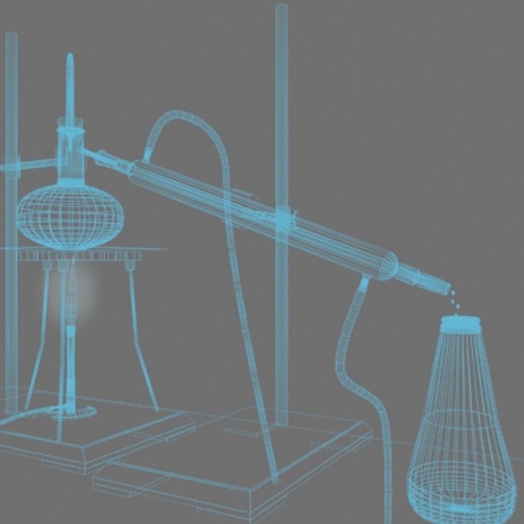 3d Distillation Lab Experiment Model
