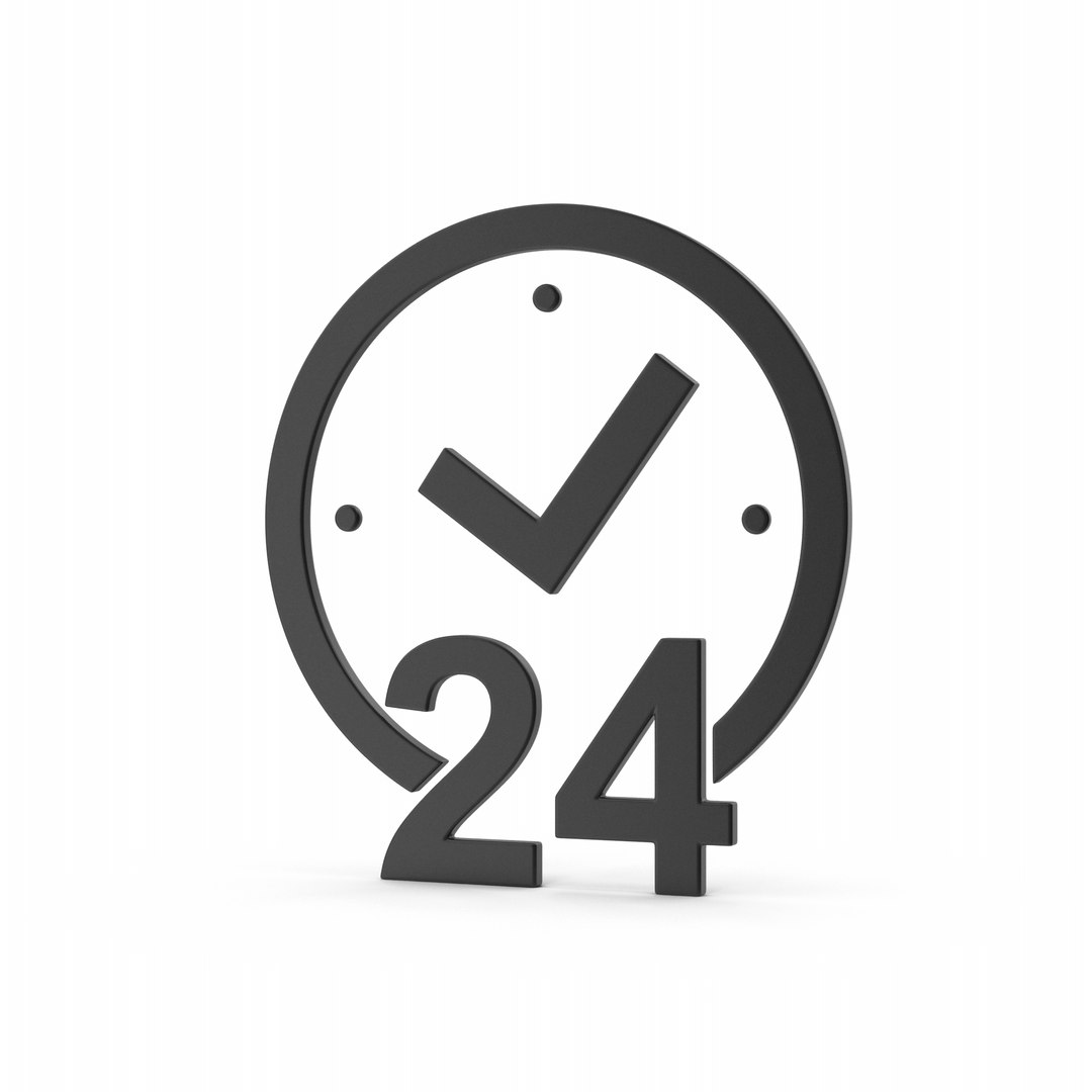 black-symbol-clock-24-hour-time-3d-turbosquid-2113722