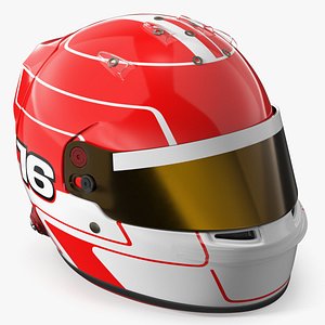 F1 Helmet Red
