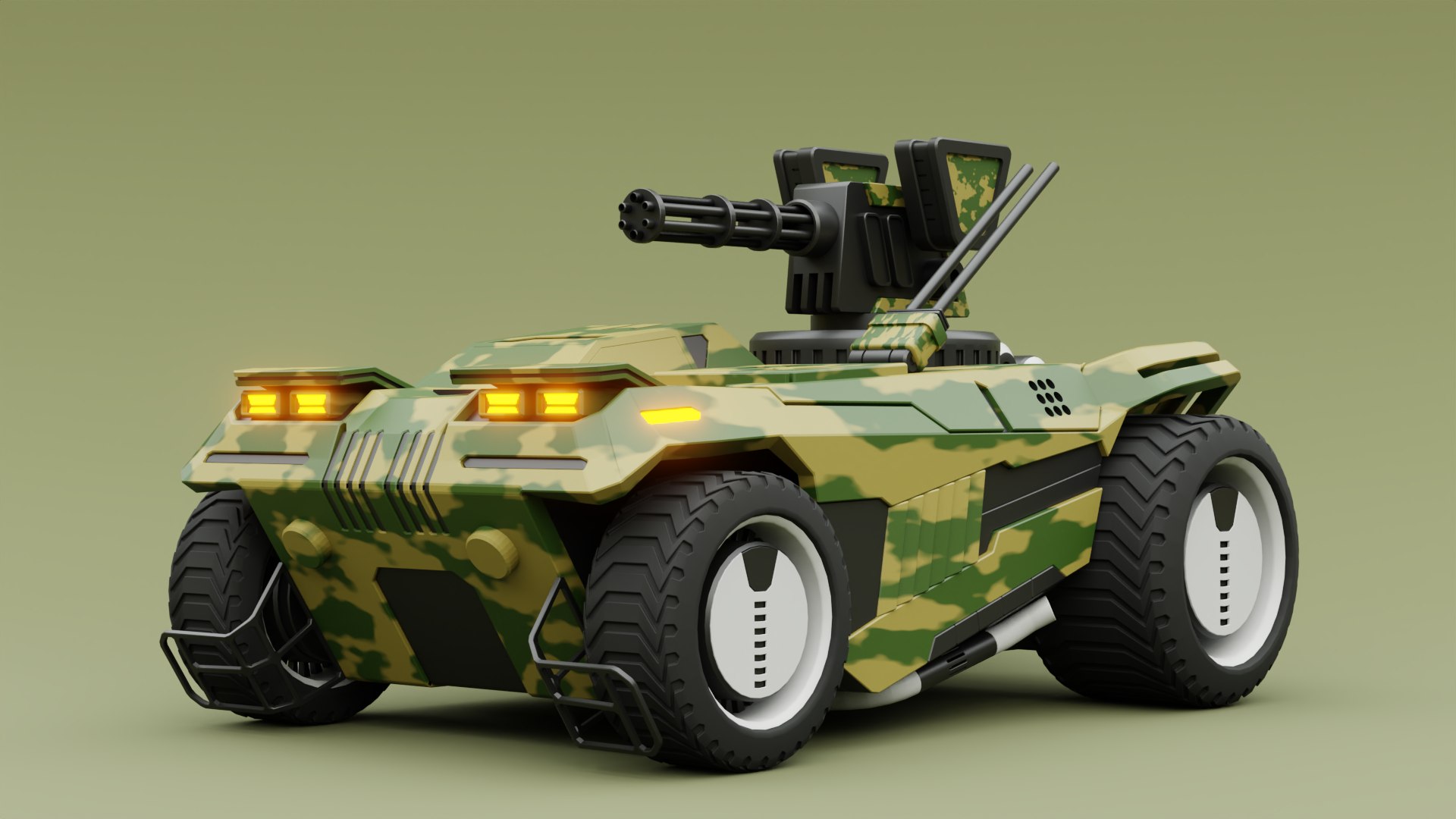 3D Military Tank Model - TurboSquid 2266756