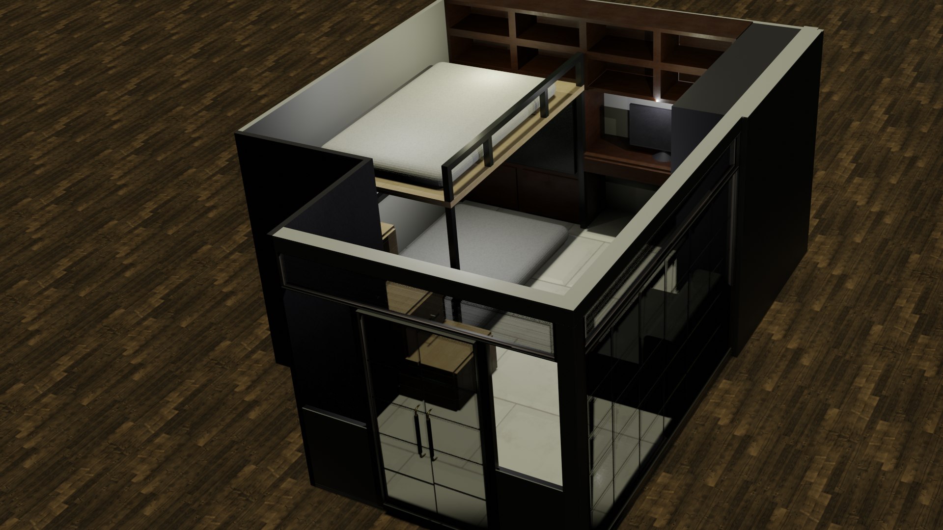 Loft Bedroom model https://p.turbosquid.com/ts-thumb/CG/lSRtos/AH/loftroomimage1/png/1685714687/1920x1080/fit_q87/1124bd00fcb427da49b87c6d897e6e8eedf089e3/loftroomimage1.jpg