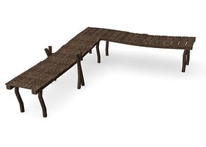 3d landing stage model