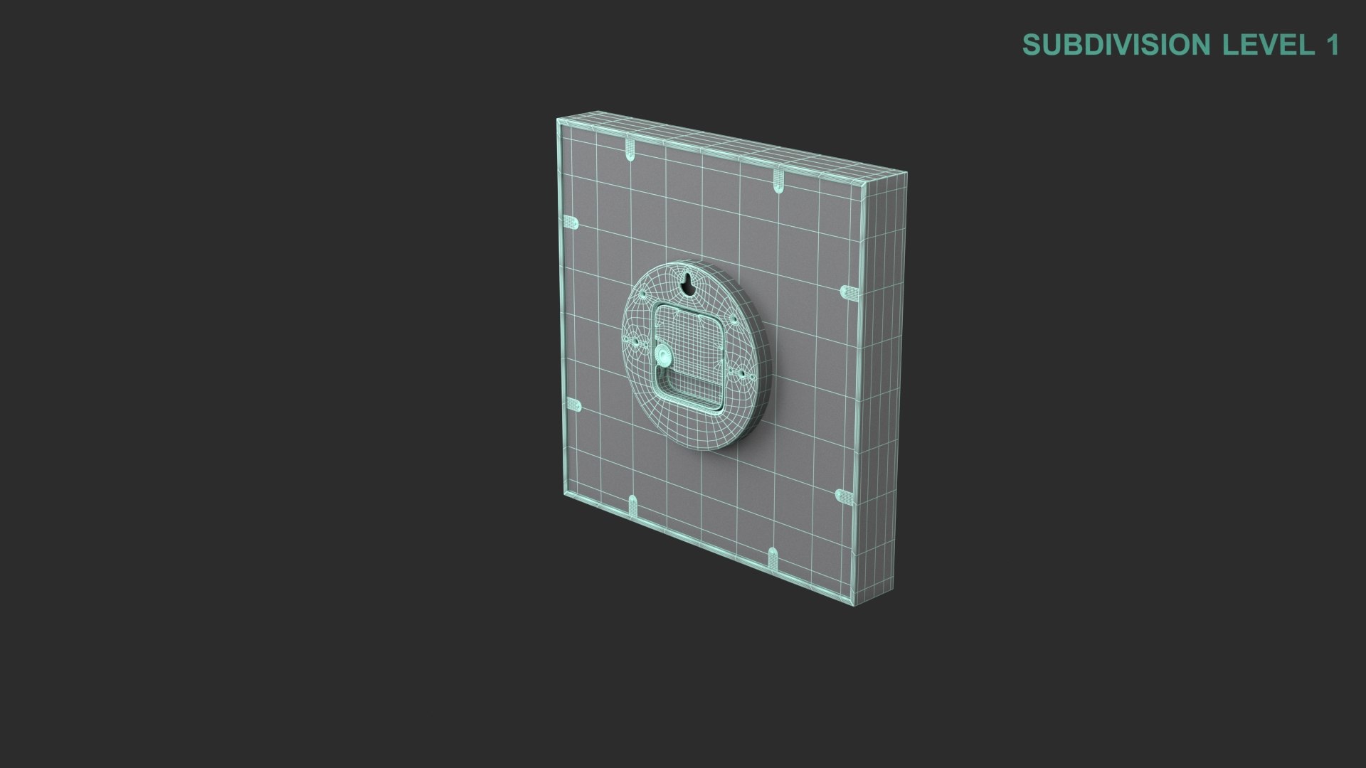 Wall Clock 3D model https://p.turbosquid.com/ts-thumb/CG/oI0na1/M1/wireframe0006/jpg/1649307525/1920x1080/fit_q87/5000785a4927f32bfece225fcadee9a3a0edf575/wireframe0006.jpg