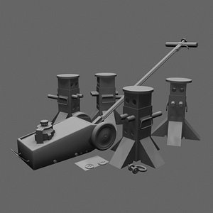 3d model vehicle repair kit