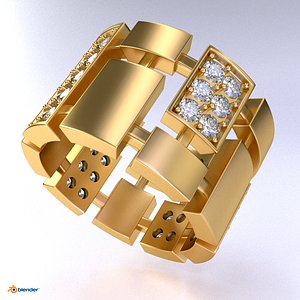 obj stl ring
