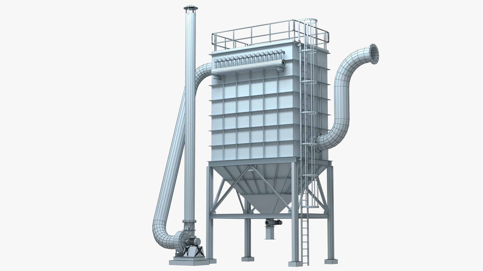 Dust Collector 3D Model - TurboSquid 2226021