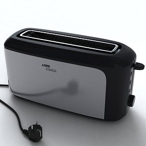 toaster toast 3d model