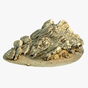 limestone rock 3D model