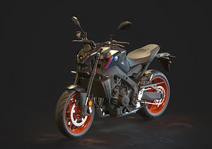 3D Base model Yamaha MT 09 2021 model