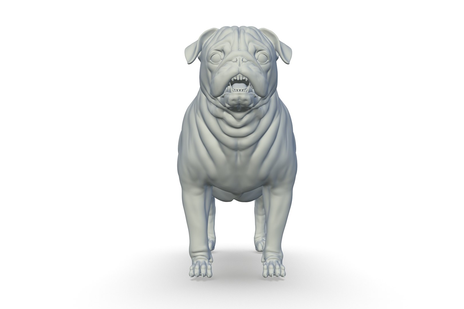 Pug Model - TurboSquid 2217281