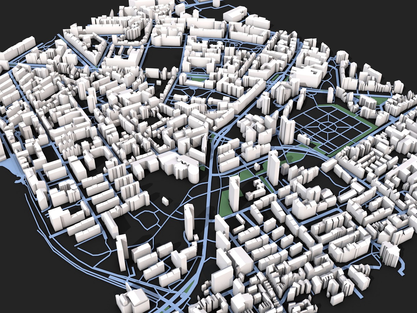 City 3D Model - TurboSquid 2286827