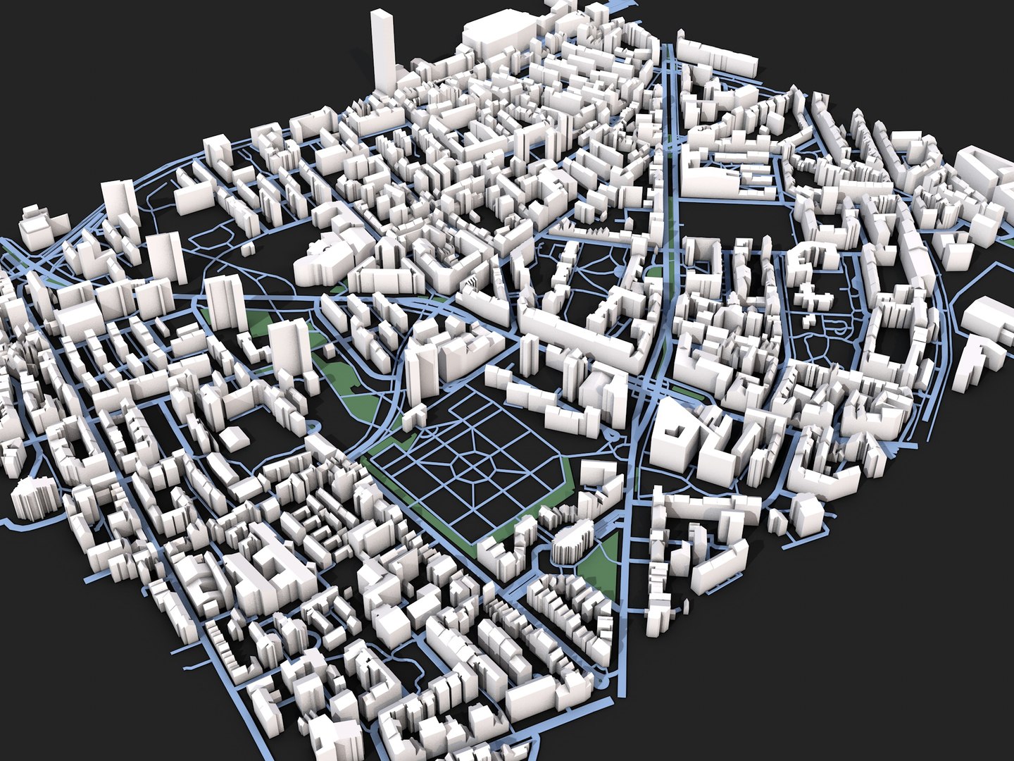 City 3D Model - TurboSquid 2286827