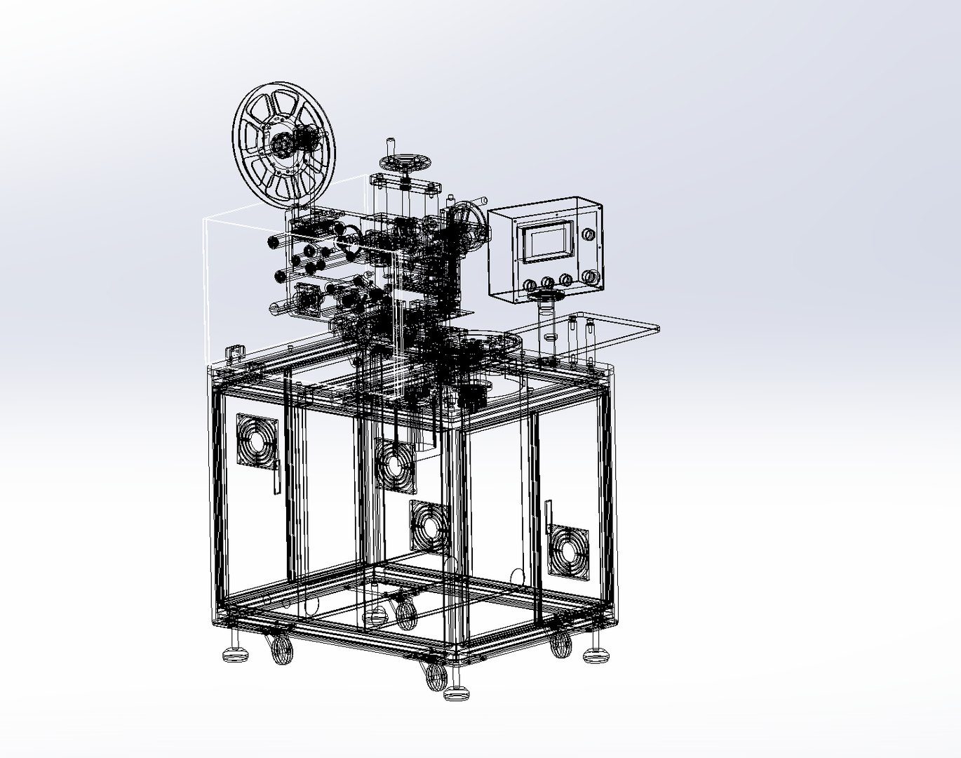 3D Double Station Rotary Labeling Model - TurboSquid 1681342