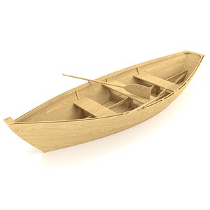 3D wooden boat