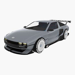 3D Hyundai N Vision 74 model