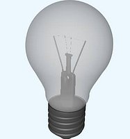 DETAILED LIGHT BULB