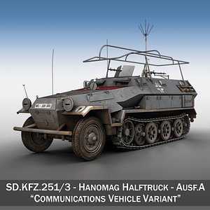 SD.KFZ 251/3 Ausf.A - Communications Vehicle