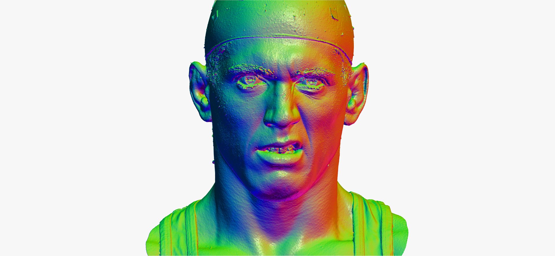 3D Mike Human Head Disgust Model - TurboSquid 1625058