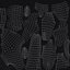 Abstract Human Figures Black