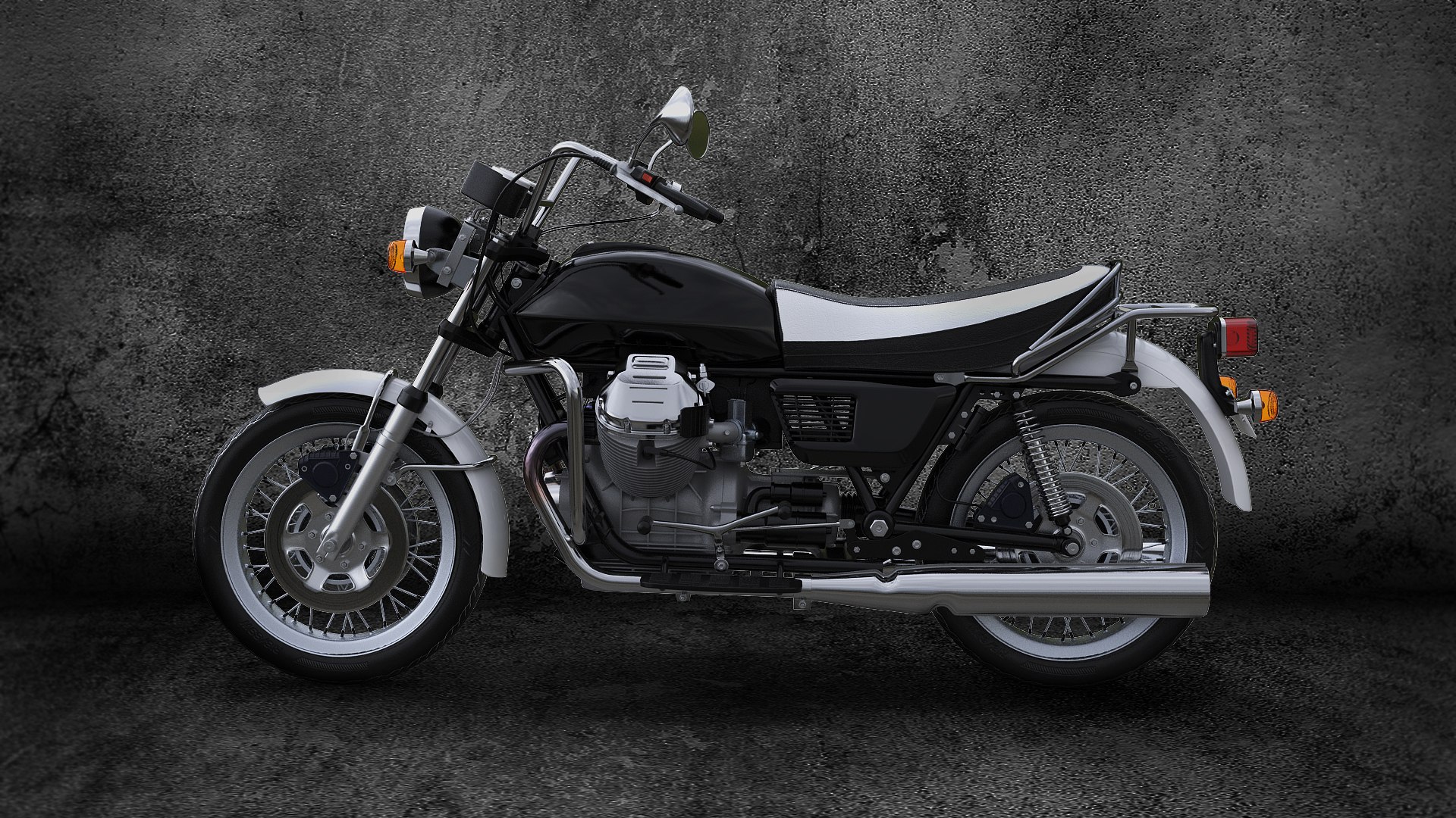 Moto Guzzi 850 California 3D model preview