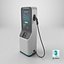Low Poly Detailed Electric Vehicle Charger