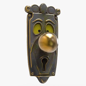 Character Handle Door Knob 3D