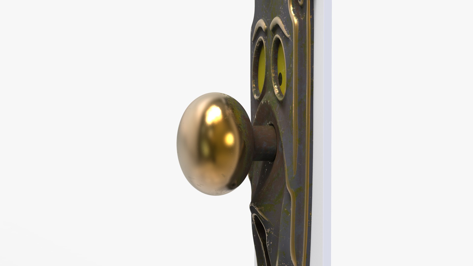 Character Handle Door Knob 3D - TurboSquid 2413530