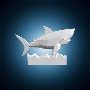 3D model Shark Geometric 3D Print Model