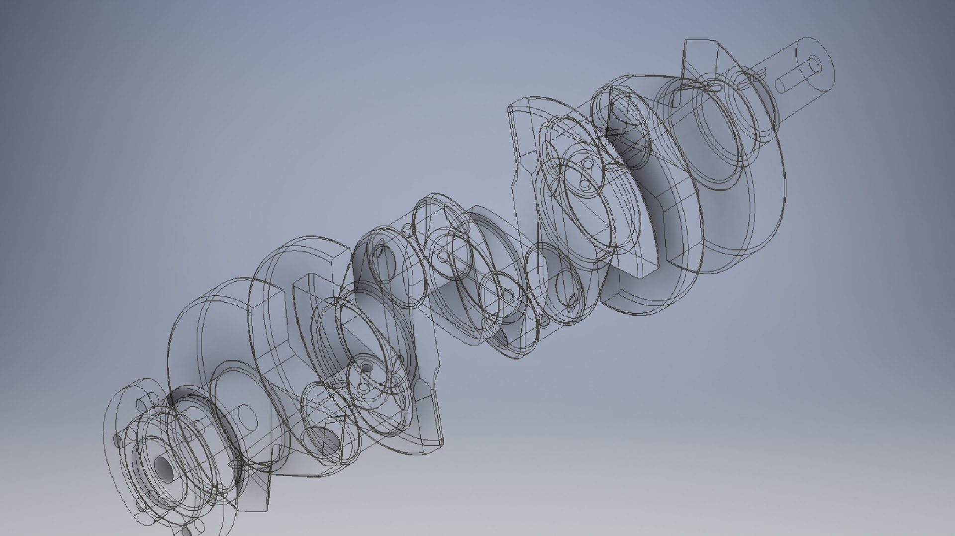 3D Engine Crankshaft Assy - TurboSquid 2316960