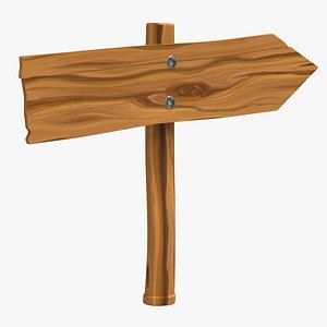 Wooden Arrow Sign