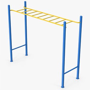 Playground Climber Blue 3D model