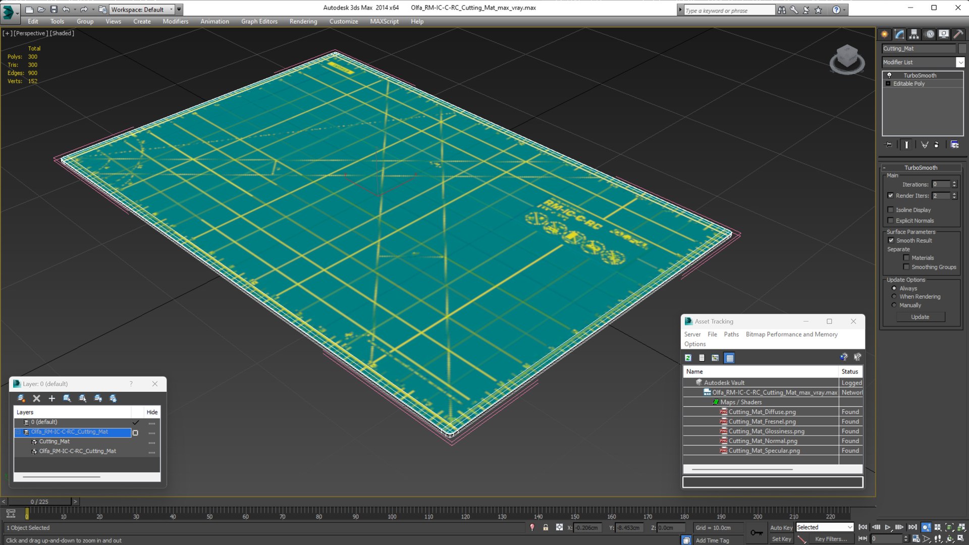 3D Olfa RM-IC-C-RC Cutting Mat Model - TurboSquid 2185893