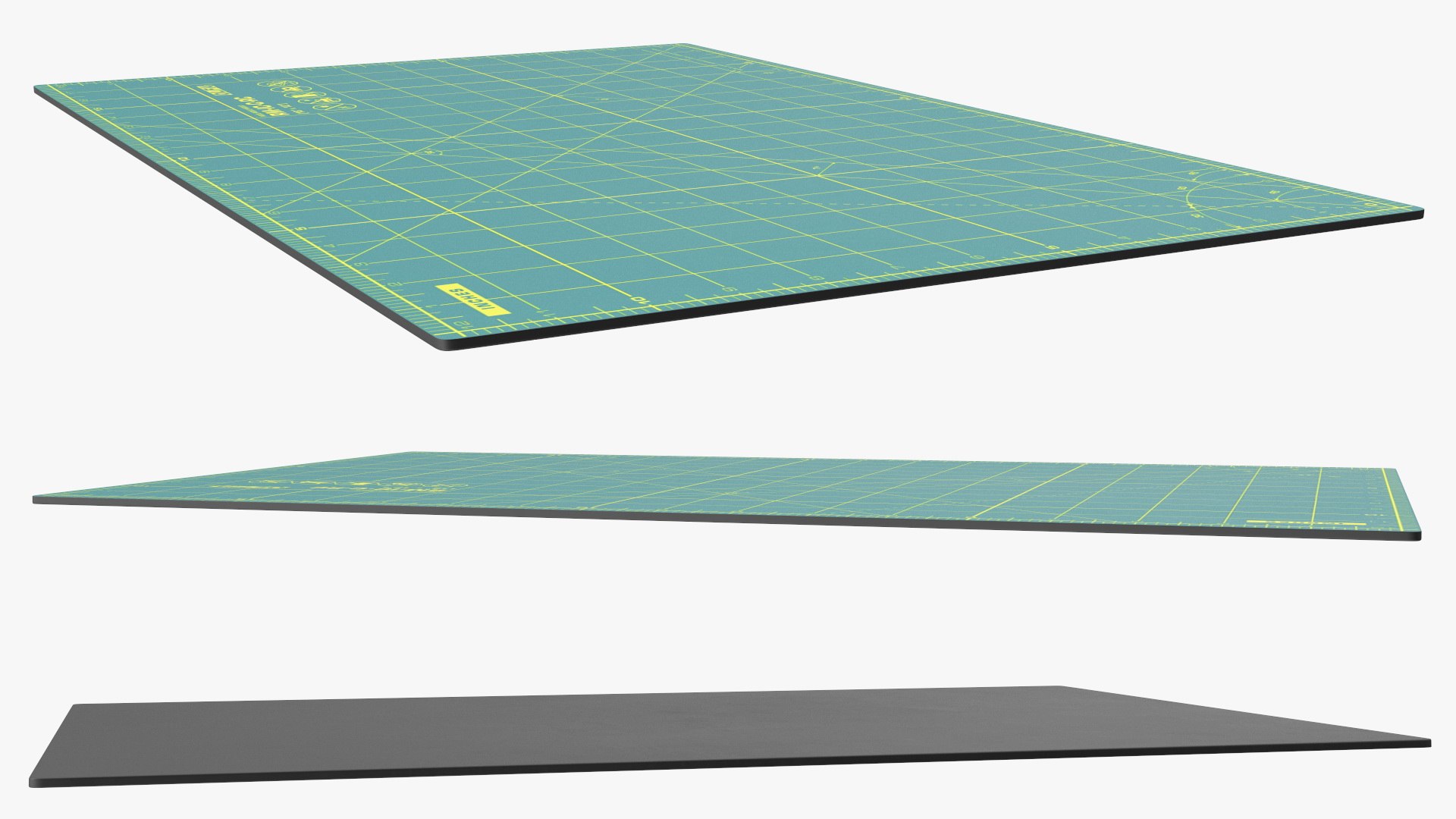 Tabla De Corte Olfa 45 X 30 Cm Rm-ic-c Color Verde, Rotary