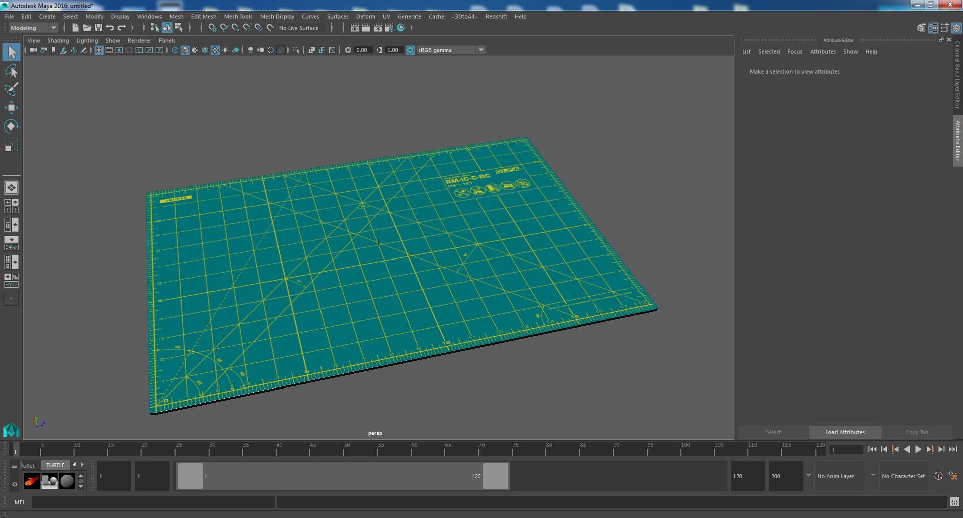 3D Olfa RM-IC-C-RC Cutting Mat Model - TurboSquid 2185893