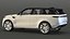 3D SUV Range Rover Sport 2023 Grey Simple Interior model