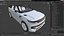 3D SUV Range Rover Sport 2023 Grey Simple Interior model