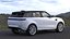 3D SUV Range Rover Sport 2023 Grey Simple Interior model