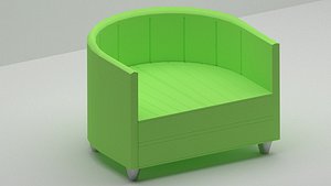 Modern Armchair 3D model
