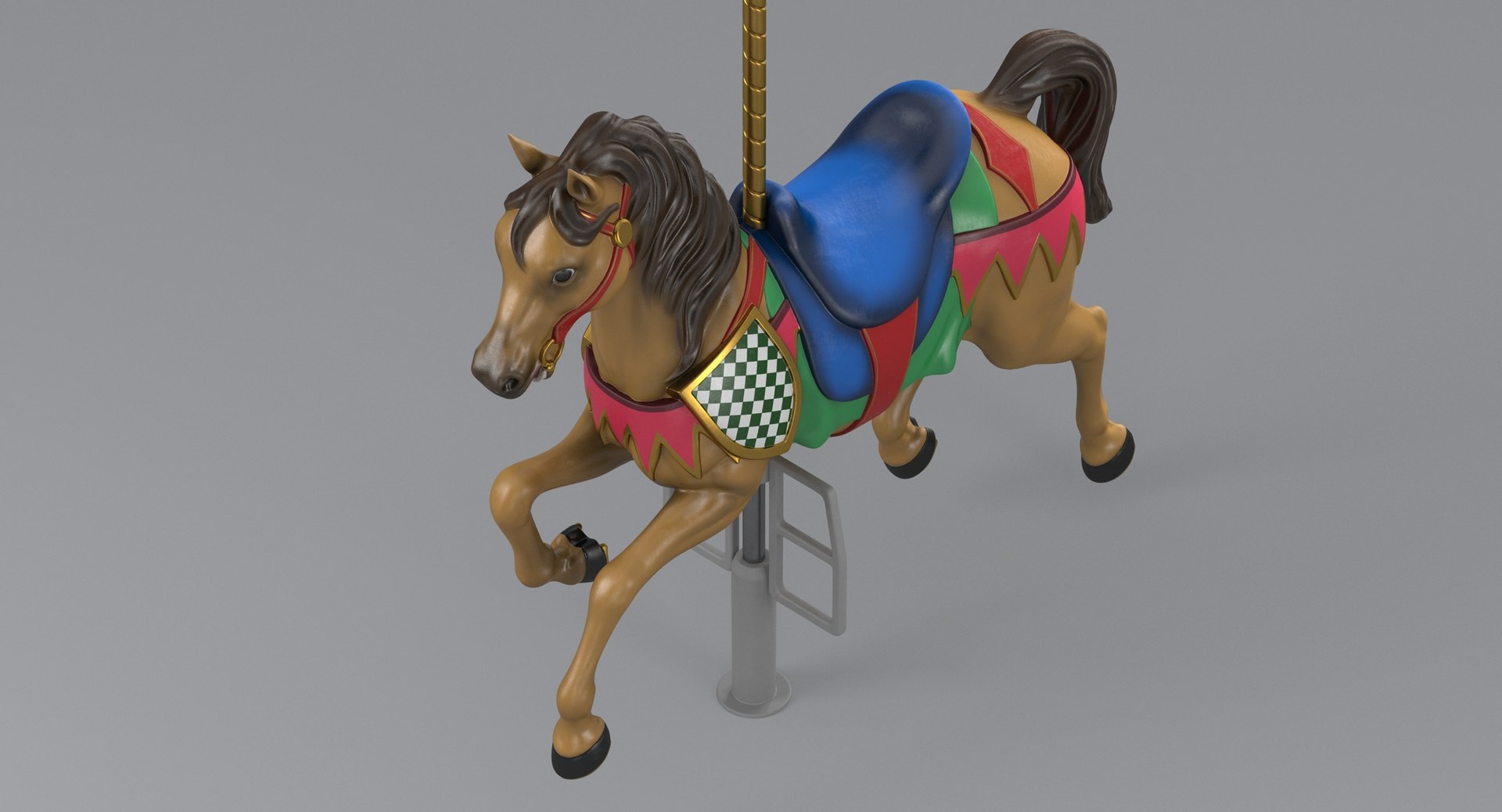 Carousel Horse 3D Model - TurboSquid 1347528