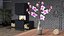 Phalaenopsis Orchid Tall Ceramic Vase 3D