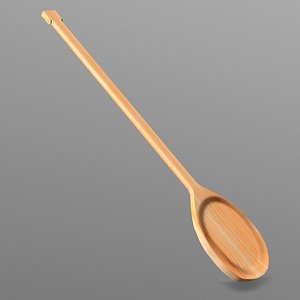 wooden spoon 3D