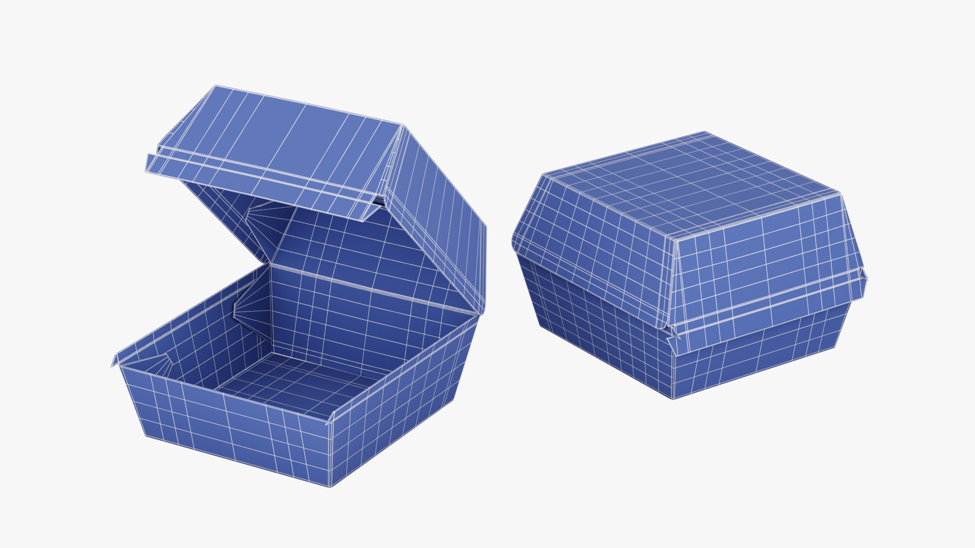 Burger Box 3D model https://p.turbosquid.com/ts-thumb/CH/jy4Az7/3e/wireframe_06/png/1764160890/1920x1080/fit_q87/b4f7f159ff9844c548f5a66ce0f05106d2fb3105/wireframe_06.jpg