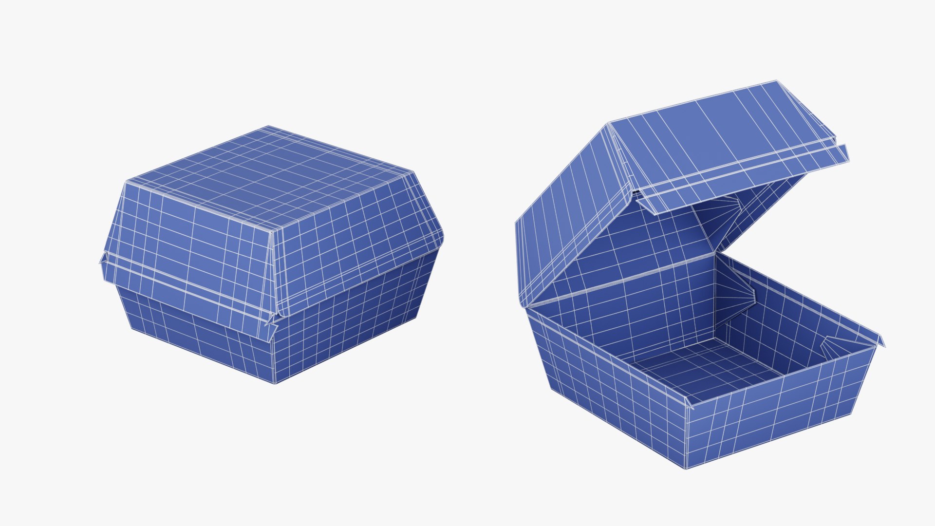 Burger Box 3D model https://p.turbosquid.com/ts-thumb/CH/jy4Az7/uI/wireframe_07/png/1764160891/1920x1080/fit_q87/ddd314aa2290ec3d3aadb6de9d826a434a5880fb/wireframe_07.jpg