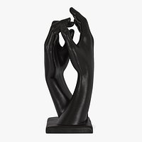 Hands Sculpture Black