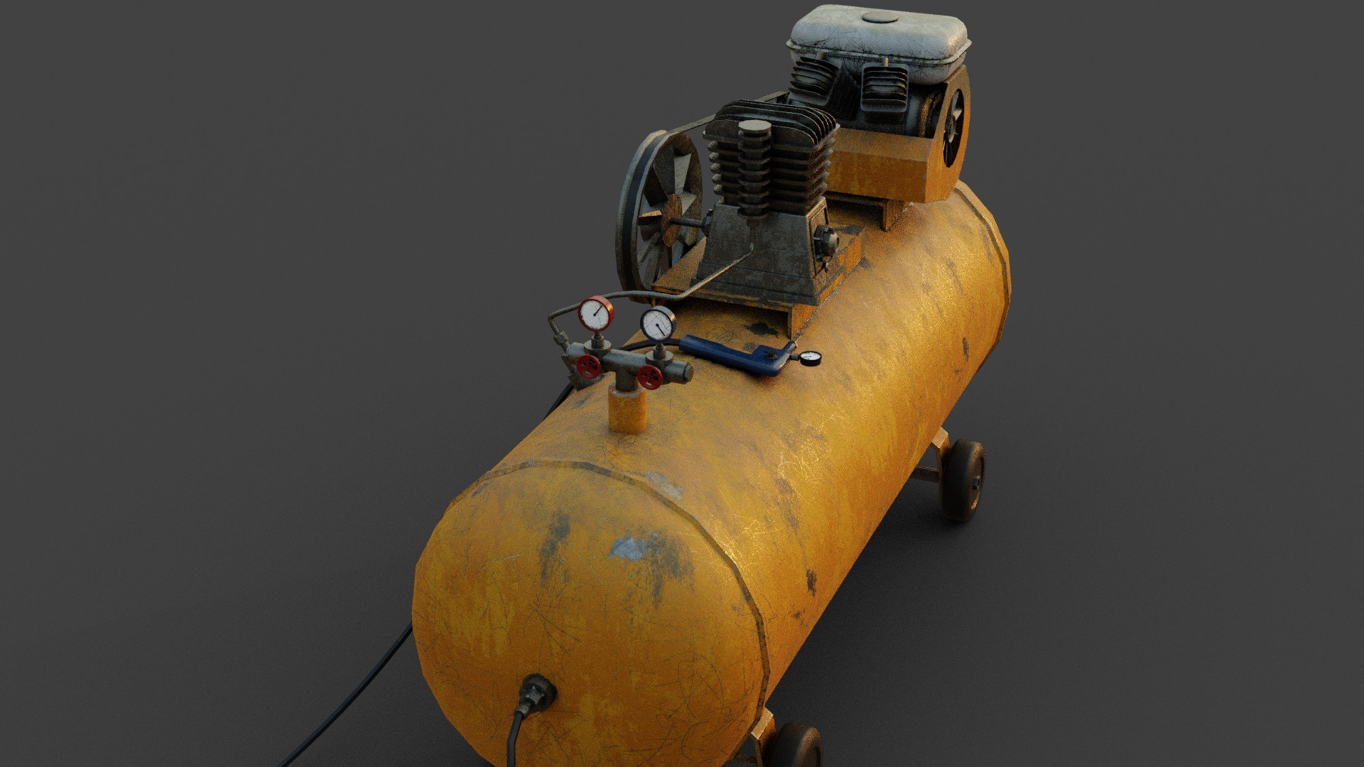 Air Compressor Machine 3D Model - TurboSquid 1984132