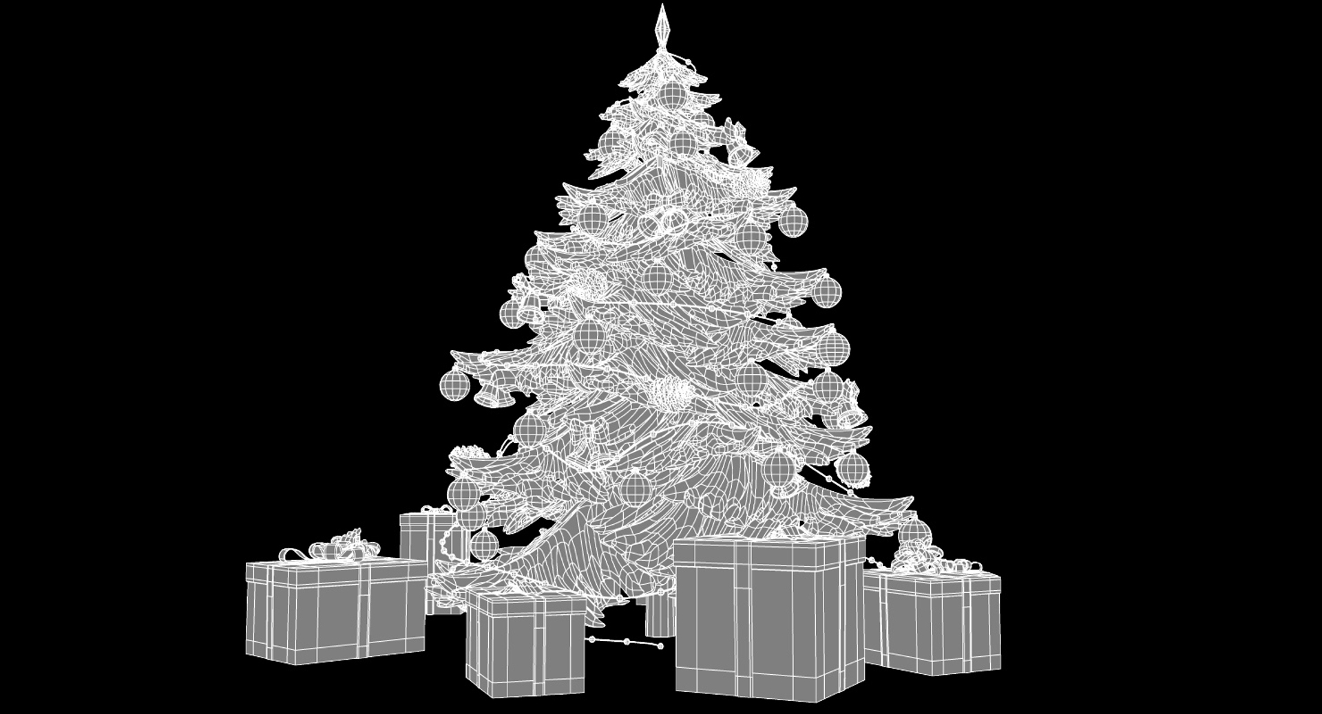 christmastree x2 3d max