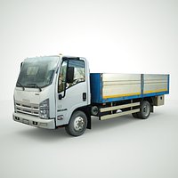 Isuzu NQR 70 flatbed 2012