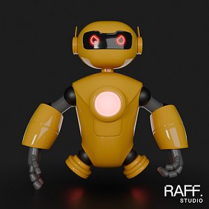 Yellow Robot model