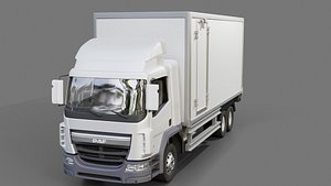 3D DAF LF 220 Box Truck model